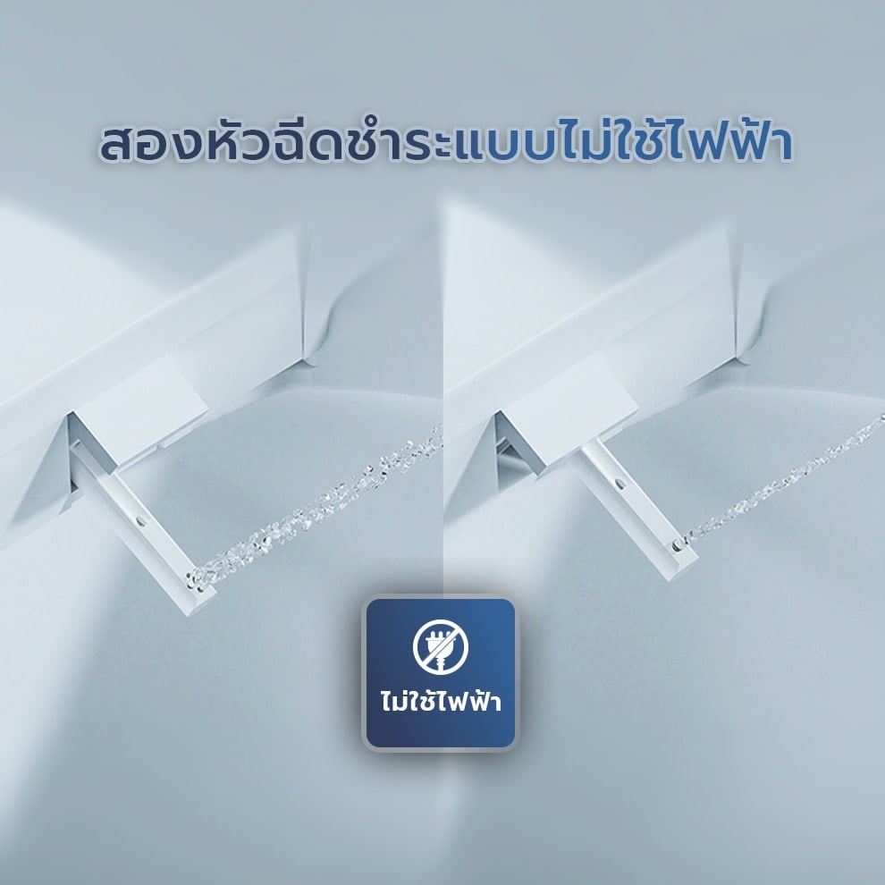 Verno สุขภัณฑ์ชิ้นเดียว (กึ่งอัตโนมัติ) 3.8L รุ่น บลูก้า EC-25