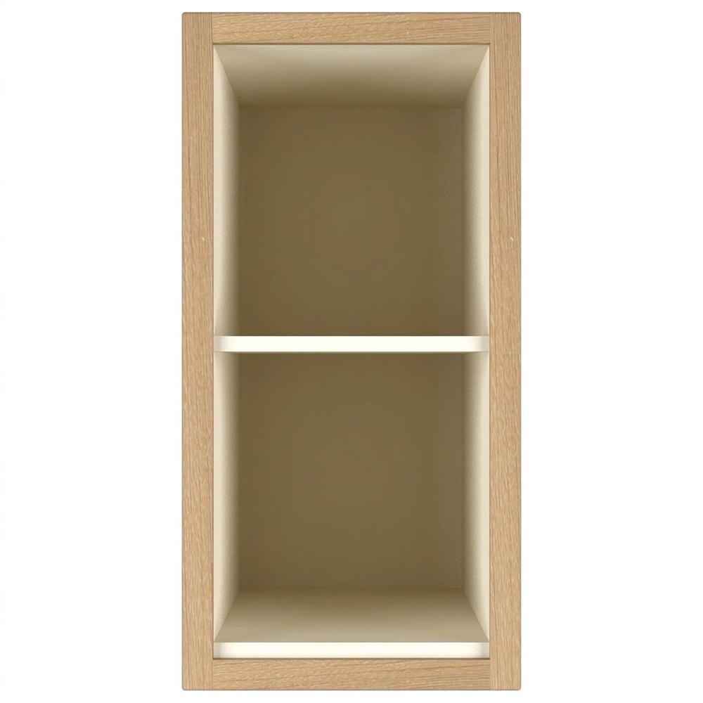 KITZCHO ตู้เข้ามุม 4 เหลี่ยม+ปีกวงกบ KEM-LUR-S-SQ-6030X-HO สีฮันนี่โอ๊ค