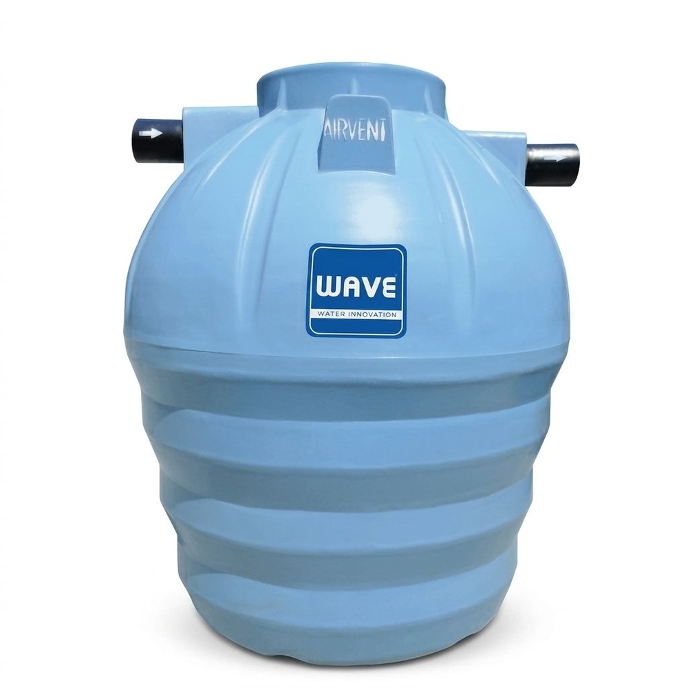 WAVE ถังดักไขมันใต้ดิน ขนาด 3000L รุ่น WGT สีฟ้า