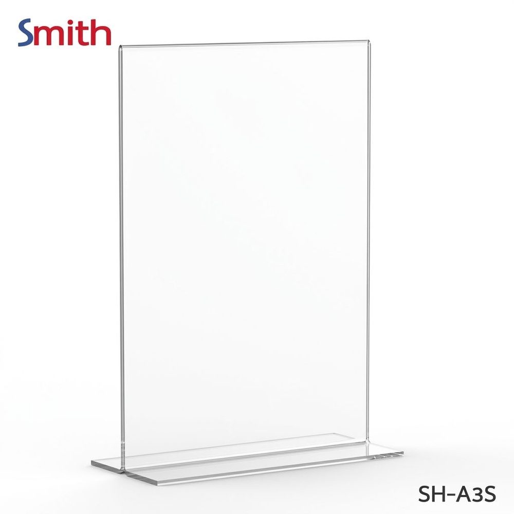 SMITH ป้ายอะคริลิคเอ3 T-Shape แนวตั้ง รุ่น SH-A3S ขนาด 29.7x42.4x9cm