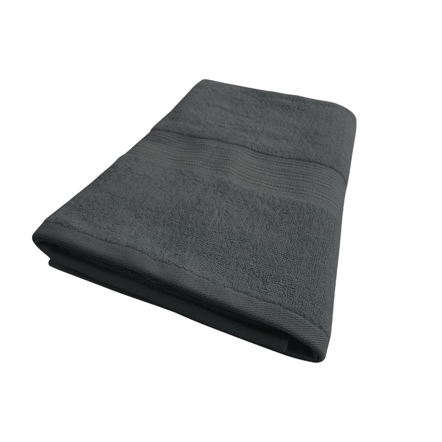 loomi ผ้าขนหนู 76x150 ซม. (30x60 นิ้ว)รุ่น TPYI-12 สีเทาเข้ม