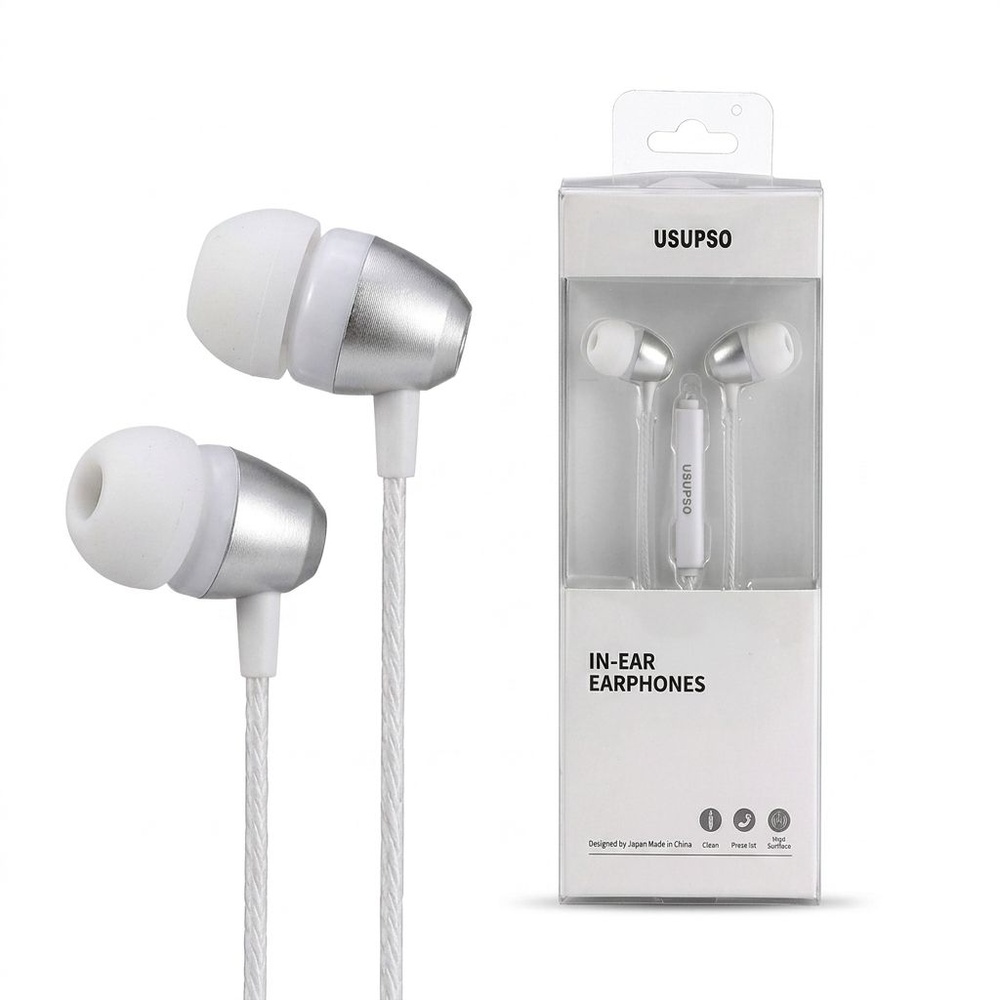 USUPSO หูฟัง In Ear สีเงิน (#BK5)