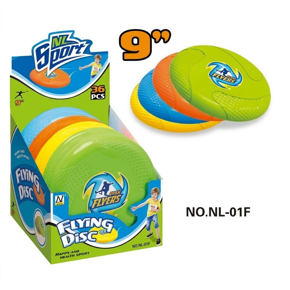 TOYของเล่นจานร่อน9นิ้ว#NL-01F ขนาด (23x24.5x23 ซม.)