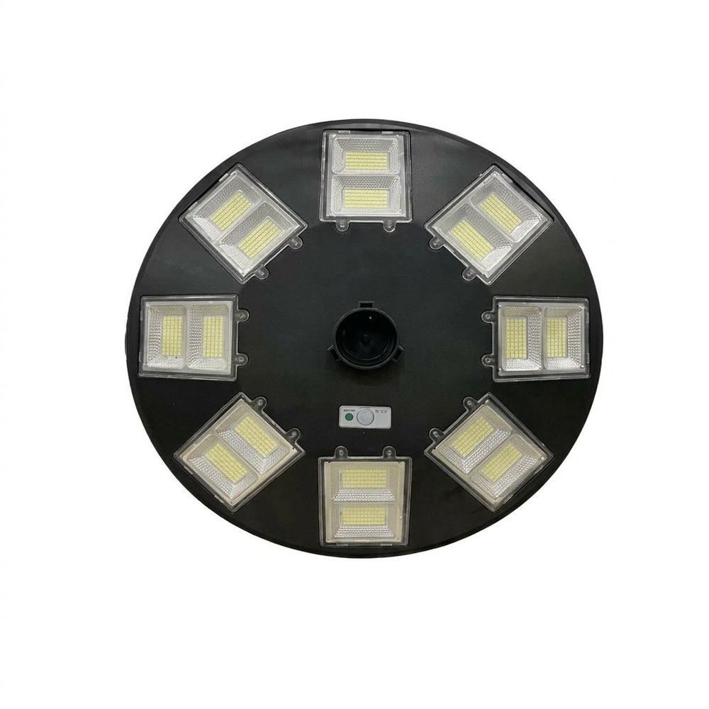 EILON โคมไฟสนาม UFO โซลาร์เซลล์ พร้อมรีโมท 1200W รุ่น SR-70-1200 แสงเดย์ไลท์ สีดำ (เฉพาะตัวโคม)