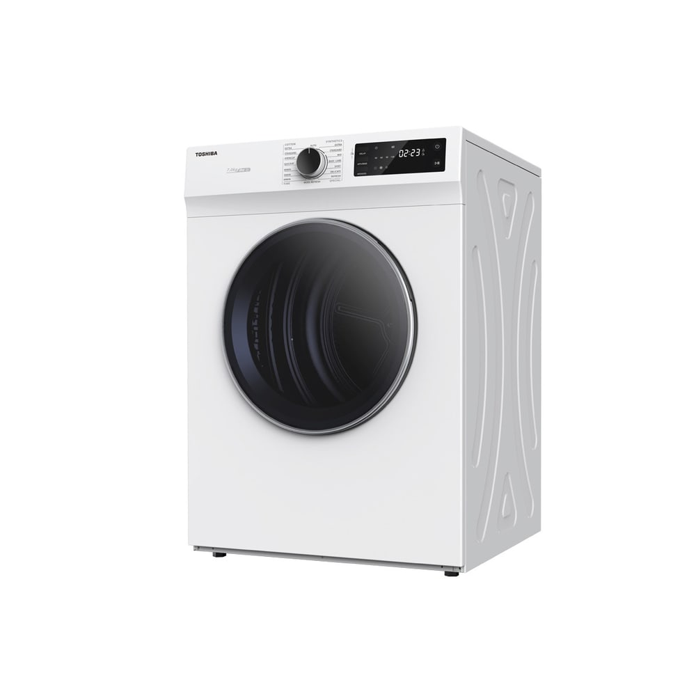 TOSHIBA เครื่องอบผ้าฝาหน้า 7kg. TD-H80SET สีขาว