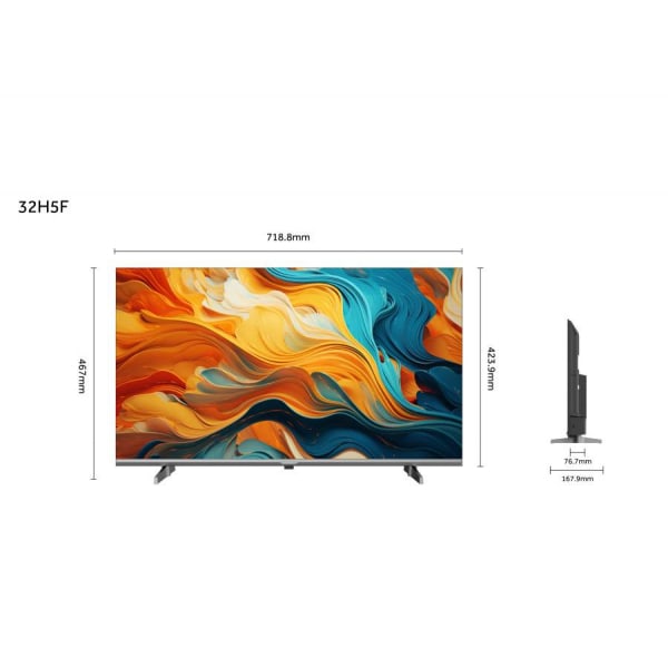 HAIER LED Google TV ขนาด 32 นิ้ว รุ่น 32H5F สีดำ