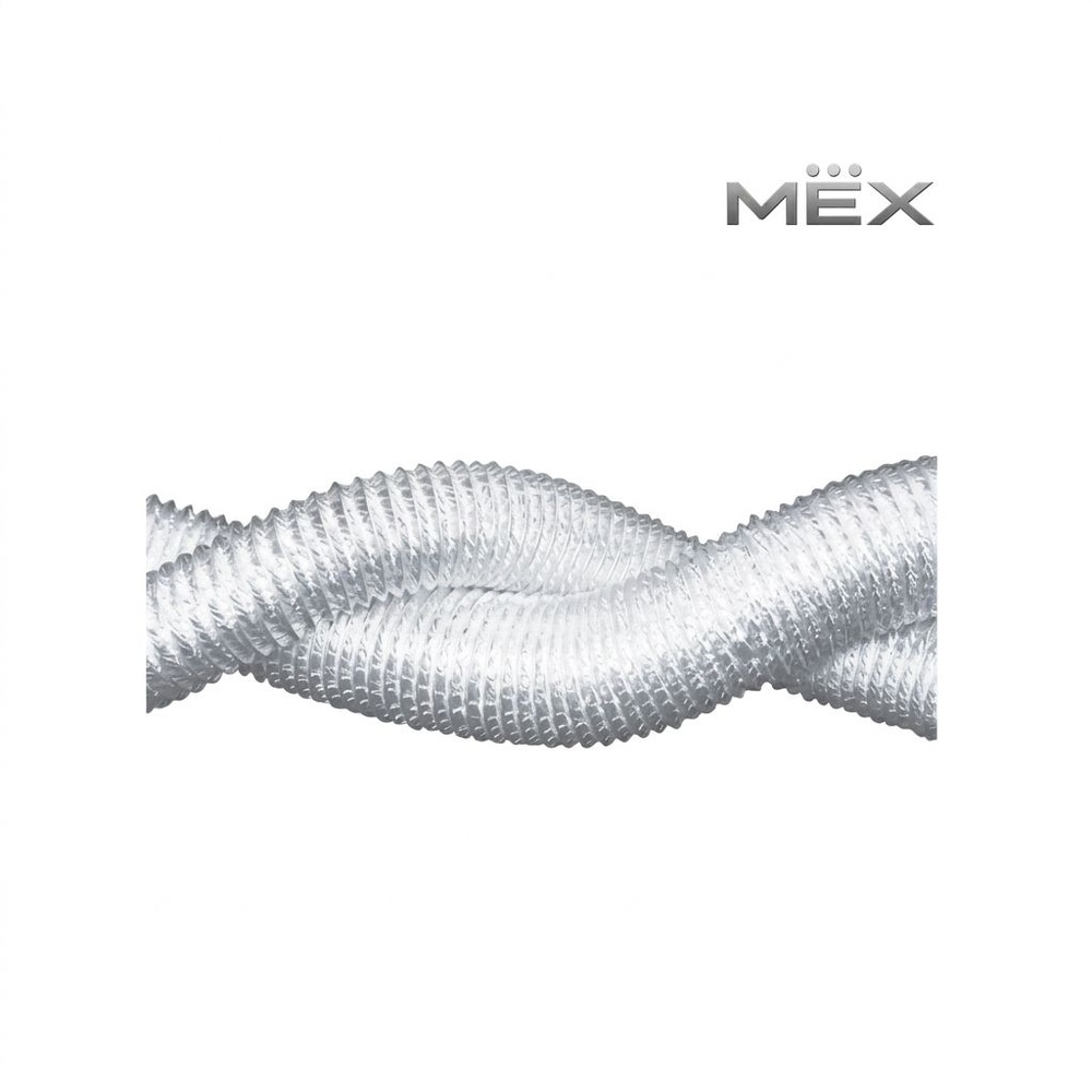 MEX ท่อนำอากาศขนาด6นิ้วยาว10เมตร SM-B159 สีโครเมี่ยม