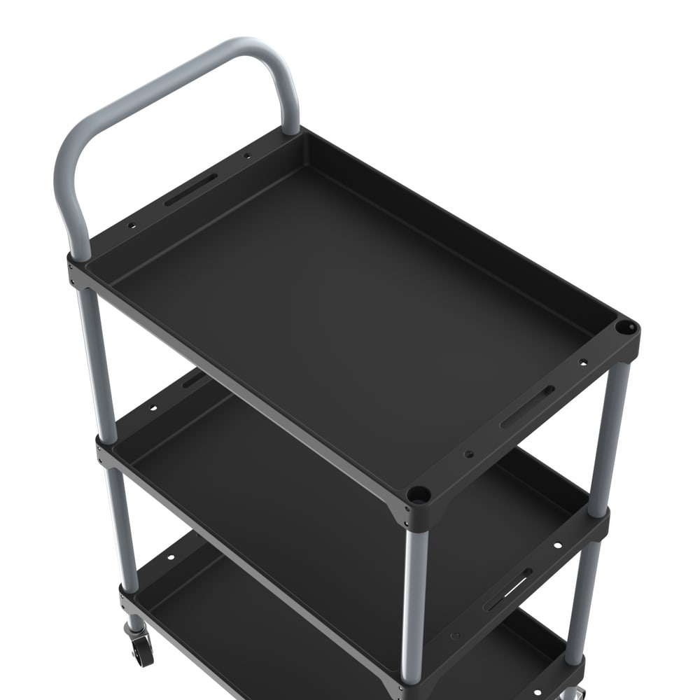 HUMMER ชั้นเก็บเครื่องมืออเนกประสงค์ 3ชั้น ขนาด 60x40x102CM รุ่น GB508S-3 สีดำ