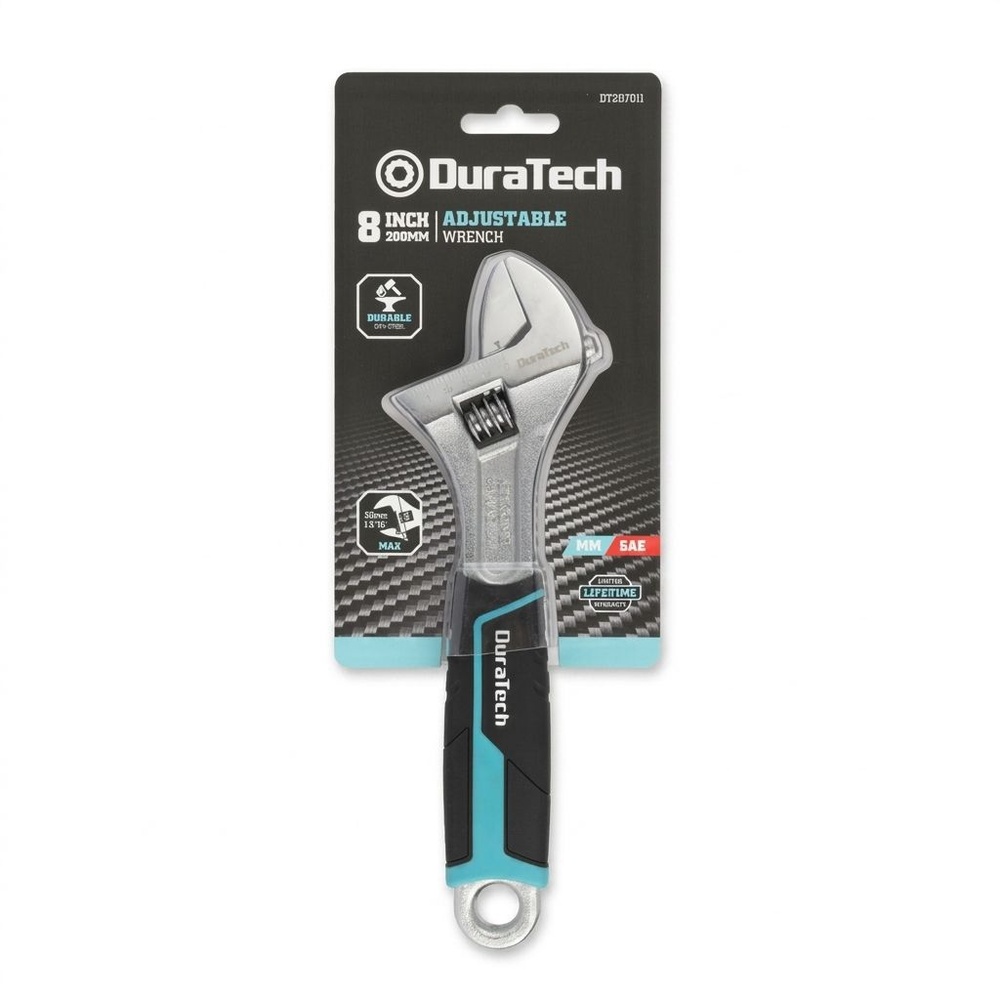 Duratech ประแจเลื่อน CR-V ขนาด 210มม. 8นิ้ว รุ่น DT207011