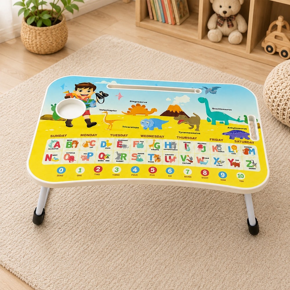 DELICATO โต๊ะพับญี่ปุ่น รุ่น YUME–Y ขนาด 40x60x28 ซม. สีเหลือง
