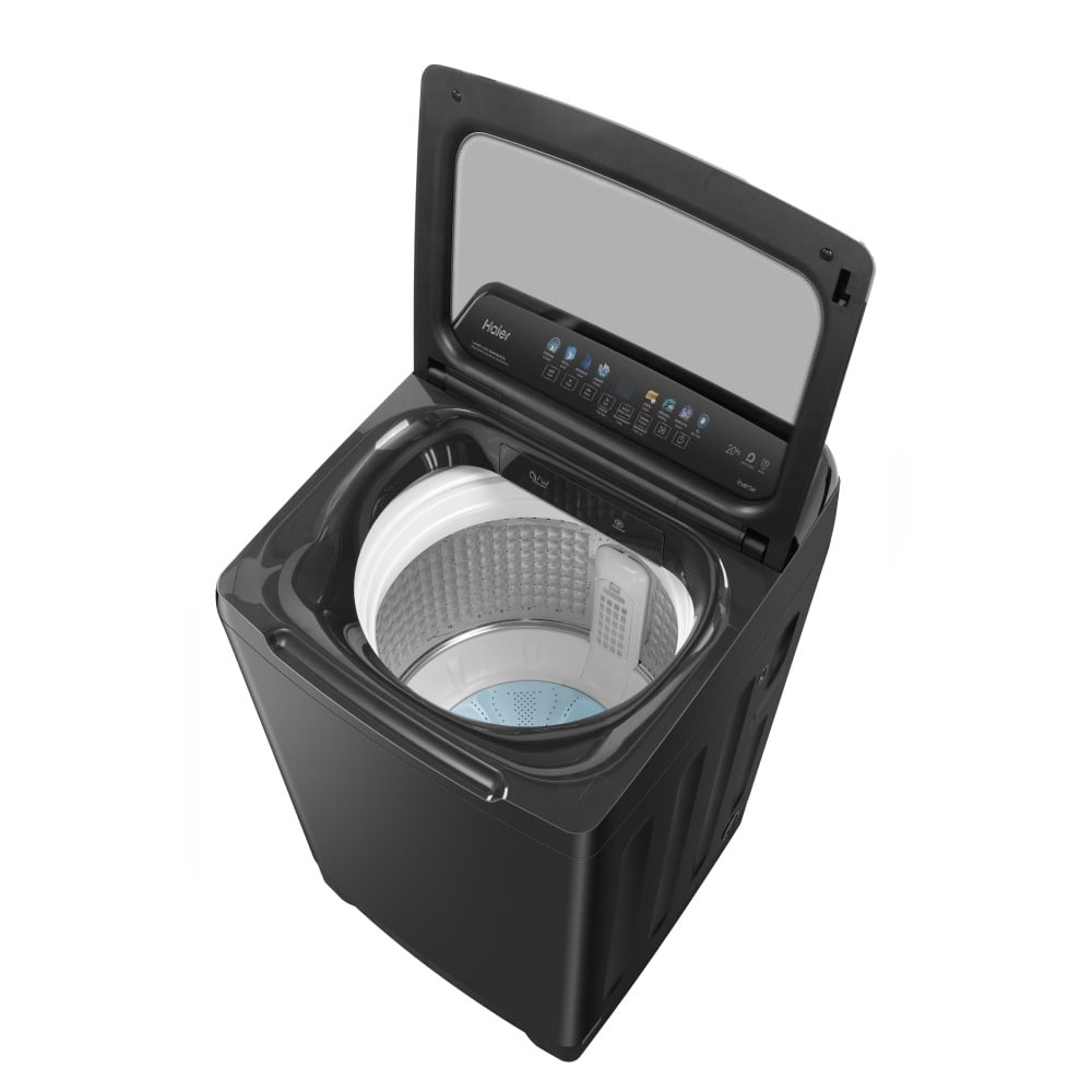 HAIER เครื่องซักผ้าฝาบน ขนาด 20 กก. รุ่น HWM200-B2158B สีดำ