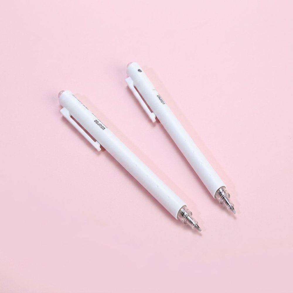 USUPSO ปากกาเจล 0.5 mm. สีขาว (#B)