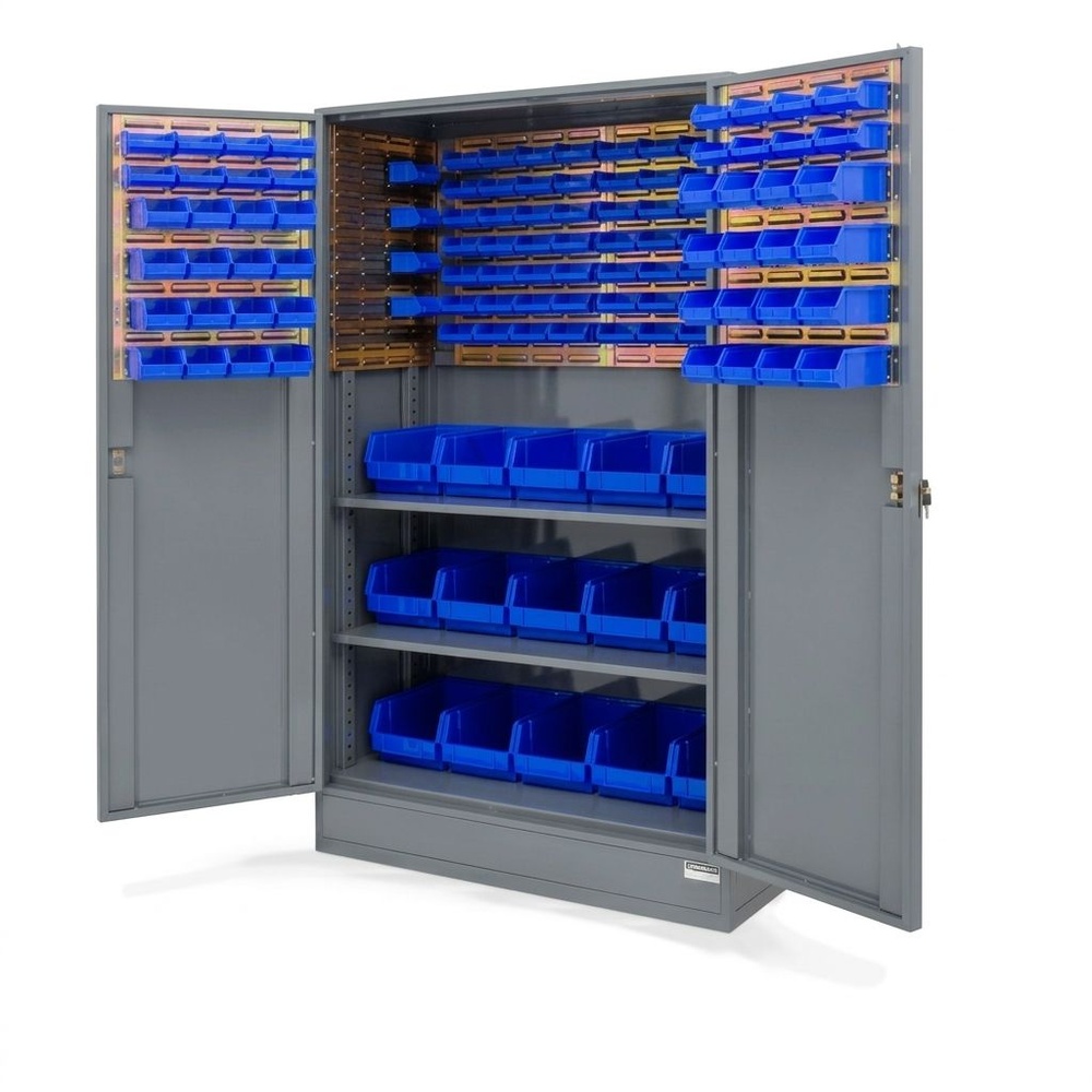 TOOLMAX ตู้ช่างตั้งพื้นทรงสูง พร้อมกล่องอะไหล่ BCH-1118BN 33.5x103.6x103.8cm.