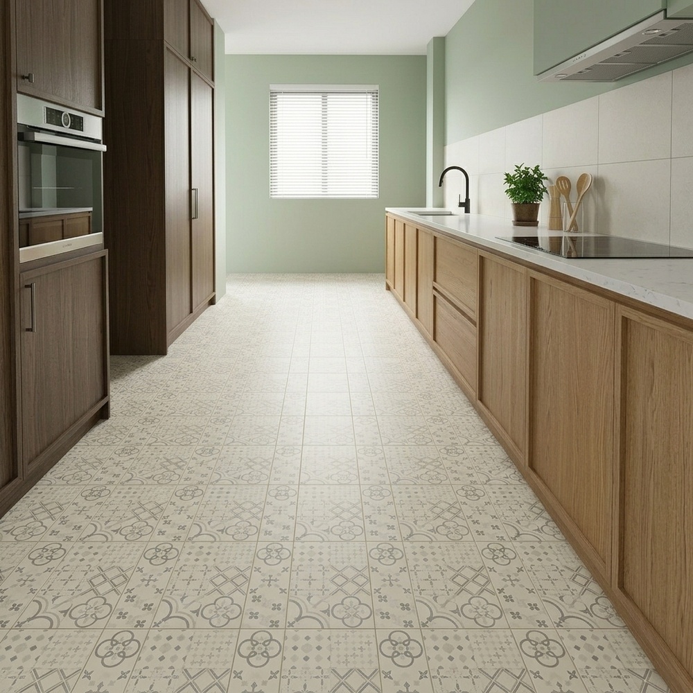 Marbella กระเบื้องเซรามิคปูพื้น 40X40 ซม. รุ่น ชิโน HK9240 Matt (12P)