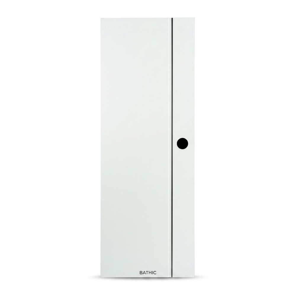 BATHIC ประตูยูพีวีซี BG1 70x180ซม. สีขาว (เจาะรูลูกบิด)