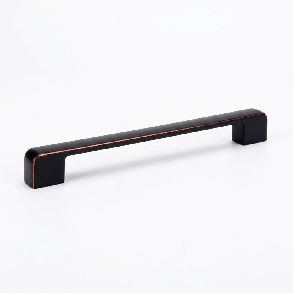 TORSTEN มือจับเฟอร์นิเจอร์ซิงค์อัลลอยด์ 12x235x23 มม. รุ่น OKL003-23 สีดำขอบแดง