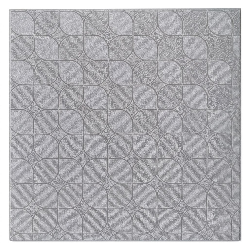 Lisse แผ่นฝ้ายิบซัมเคลือบPVCติดฟอยด์ ขนาด 0.8x60x60ซม. ลายเงินทวี