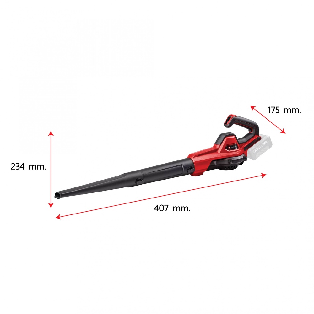 Einhell เครื่องเป่าลมอเนกประสงค์ไร้สาย ขนาด 18V ความเร็วลม 250Km./Hr. รุ่น GE-UB 18/250 Li E Solo