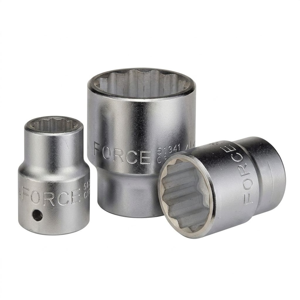 WELL FORCE ลูกบ็อก 12 เหลี่ยม รุ่น 42830 1/2 DR 44*30มม