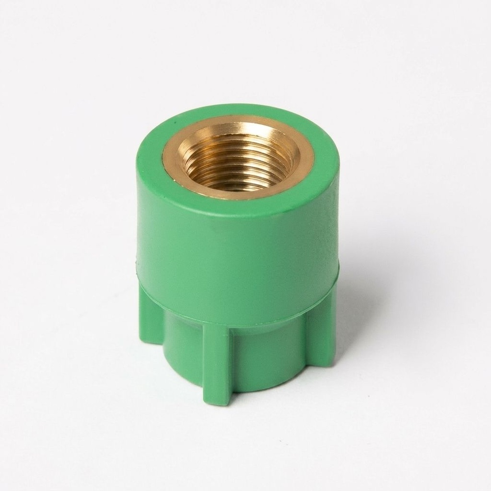 SCG ข้อต่อตรงเกลียวใน PPR 25x3/4 รุ่น A1 สีเขียว