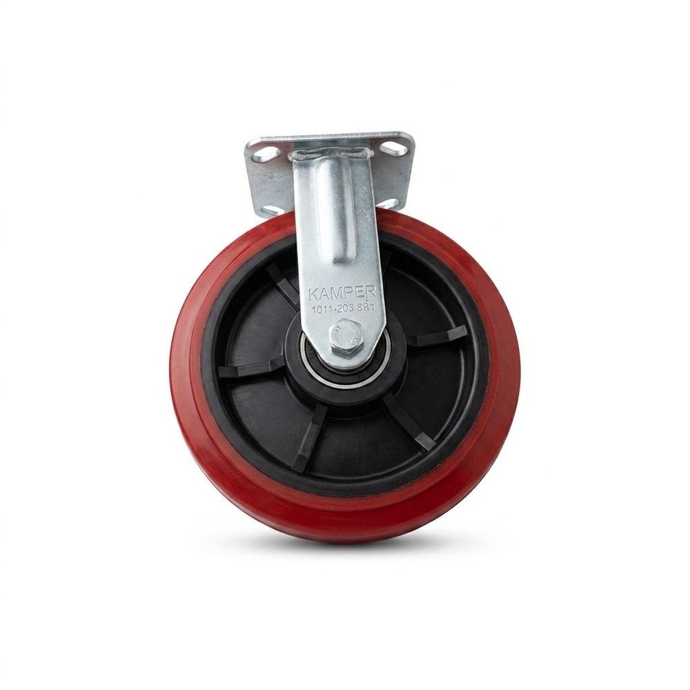 KAMPER ล้อ PU ขาตาย 1011-203 8 นิ้ว