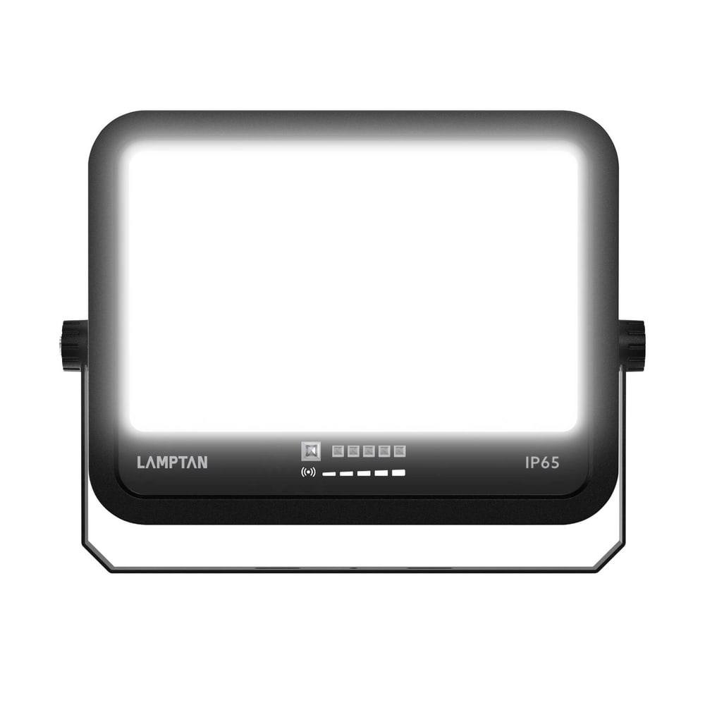 LAMPTAN โคมไฟฟลัดไลท์โซลาร์ LED 700W รุ่นไฟกัส แสงเดย์ไลท์