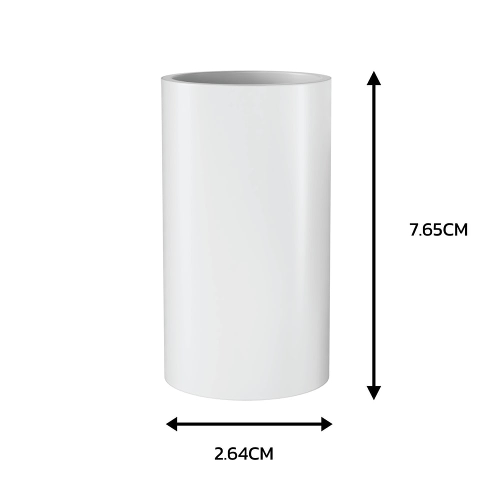 Polygon ข้อต่อตรงร้อยสายไฟJIS 3/4นิ้ว(20) สีขาว 10Pcs/Bag