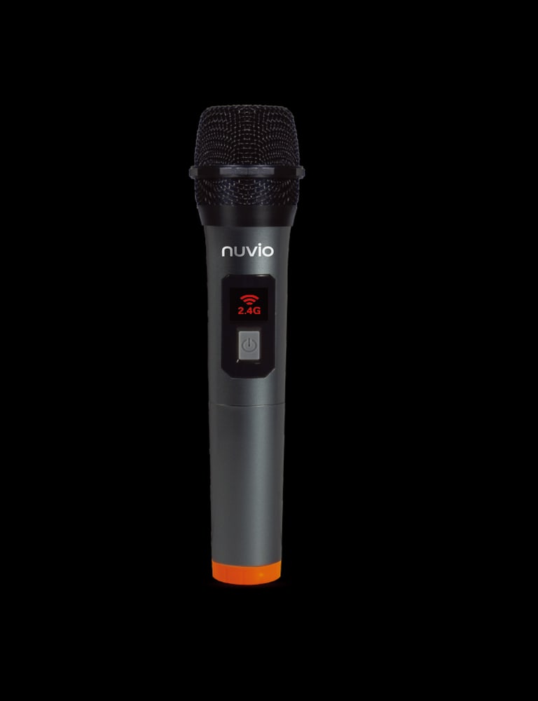 NUVIO ลำโพงปาร์ตี้ตั้งพื้น พร้อมไมค์โครโฟน ขนาด 8 นิ้ว รุ่น TF-G366 สีดำ