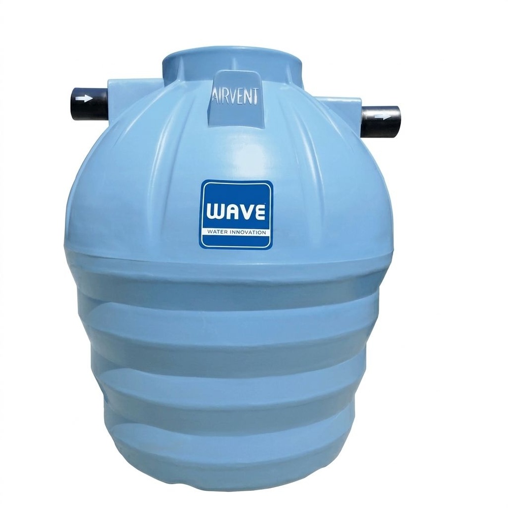 WAVE ถังบำบัดน้ำเสียชนิดเติมอากาศ ขนาด 2000L รุ่น WFF สีเทา
