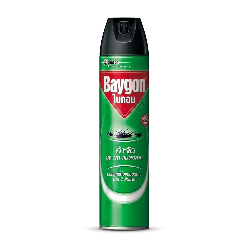 BAYGON ไบกอนสเปรย์ 300 มล. เขียว