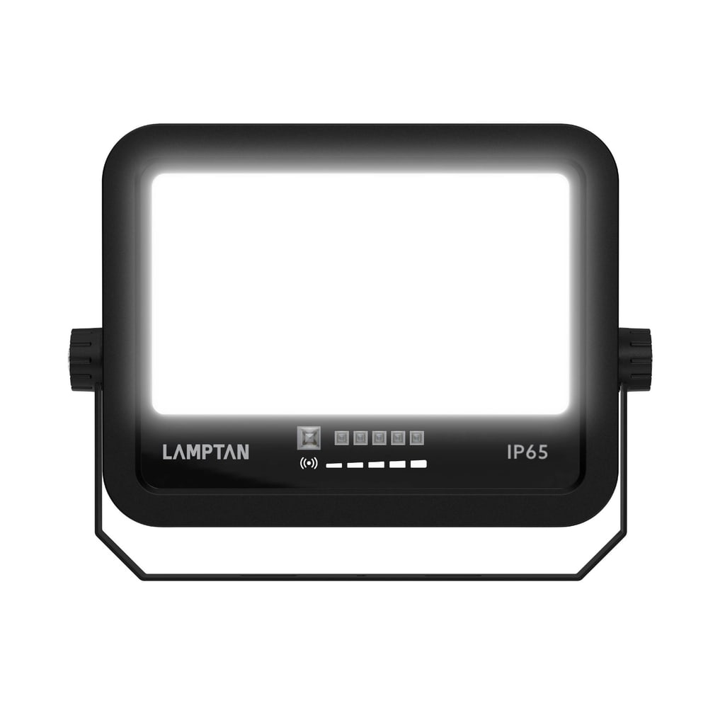 LAMPTAN โคมไฟฟลัดไลท์โซลาร์ LED 400W รุ่นไฟกัส แสงเดย์ไลท์