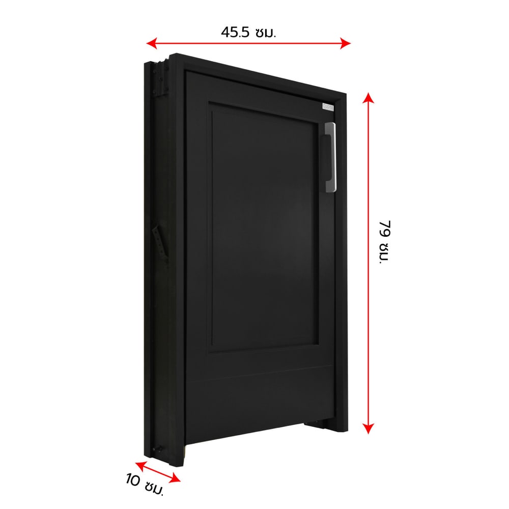 CLOSE บานซิงค์ถังแก๊ส ABS TATE DARK Time 45.5x79x10 ซม. สีดาร์กไทม์