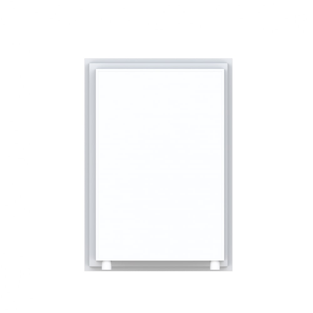 CLOSE Lumine ตู้ลิ้นชัก uPVC 44X65 ซม. เซาะร่อง สีเพียวไวท์