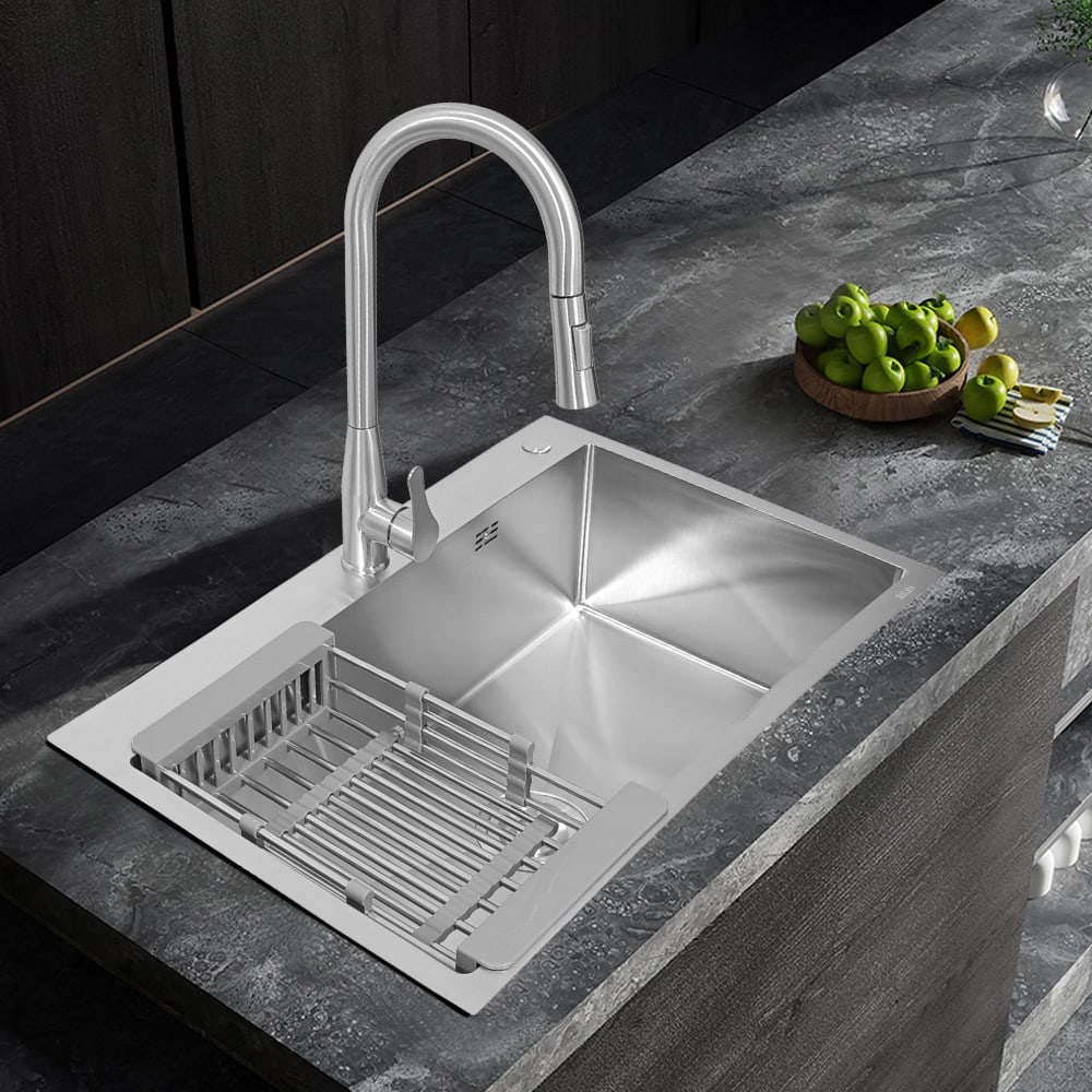 CLOSE อ่างล้างจาน 1 หลุมไม่มีที่พัก SS304 75x45x22 ซม. ATHENS-75