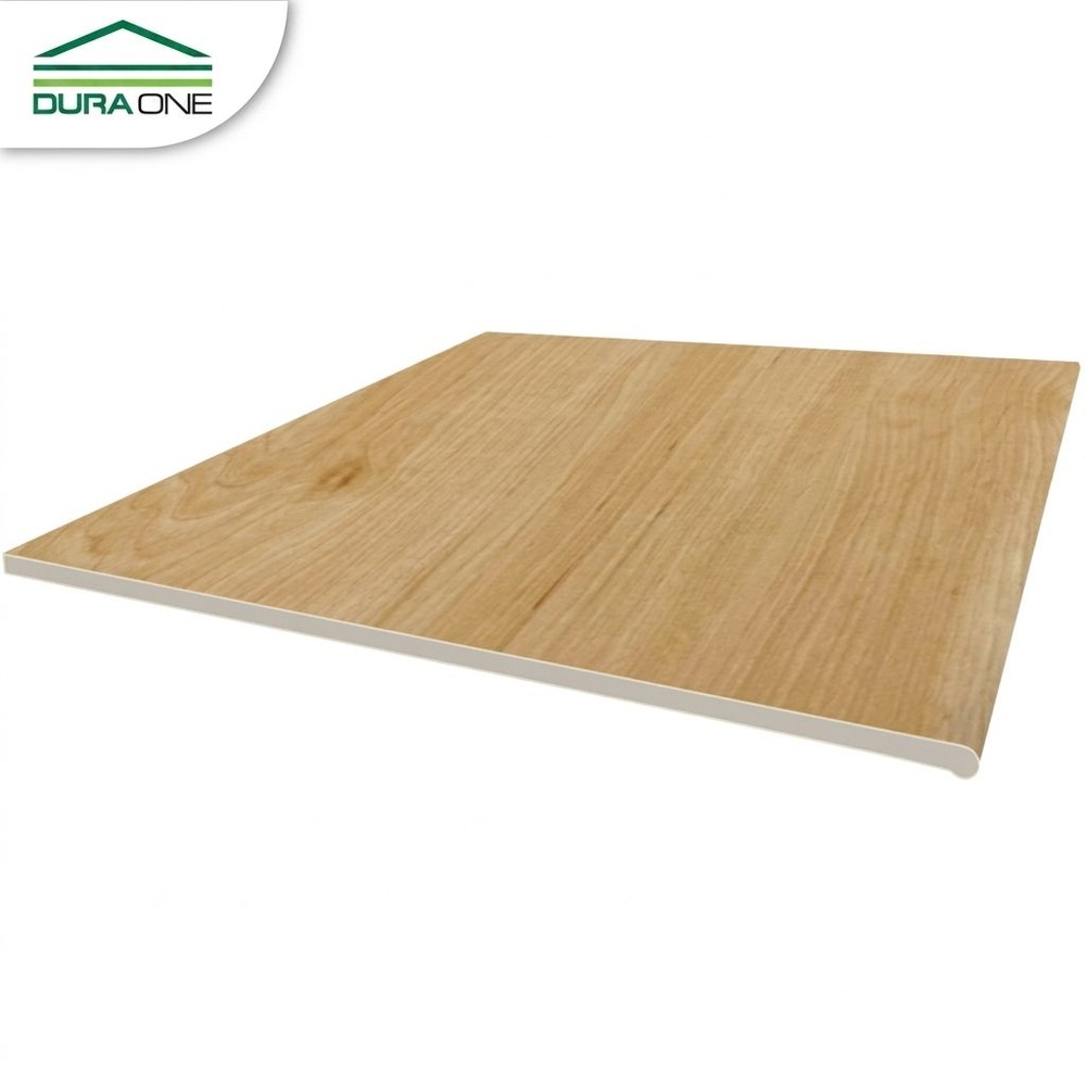 ดูร่าวัน ชานพักบันได ซีเมนต์บอร์ด ปิดผิวSPC 2.5x120x120 ซม. สี Maple