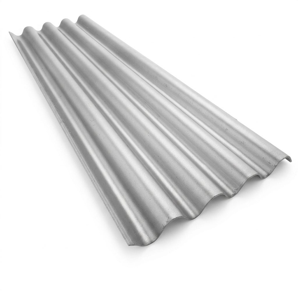 ตราเพชร กระเบื้องหลังคาจตุลอน 0.50x50x150 ซม. สีเทาแพลทินัม