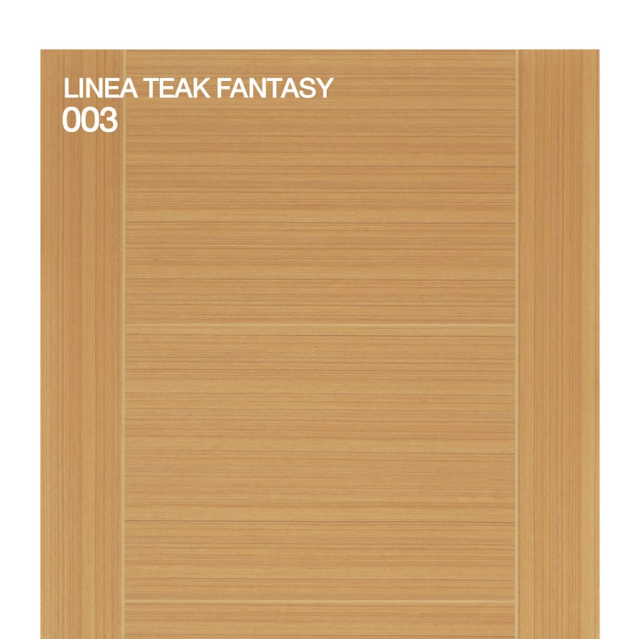 METRO ประตูภายในปิดผิววีเนียร์สัก รุ่น LTF003 ขนาด 80x200 ซม. สีสัก (ไม่เจาะลูกบิด)
