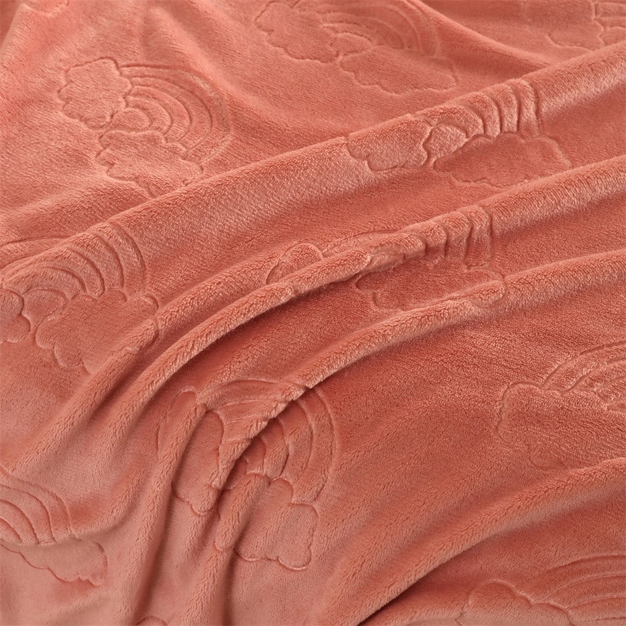 Truffle ผ้าห่ม รุ่น Yuna-04 ขนาด 150x200 ซม. สีส้ม
