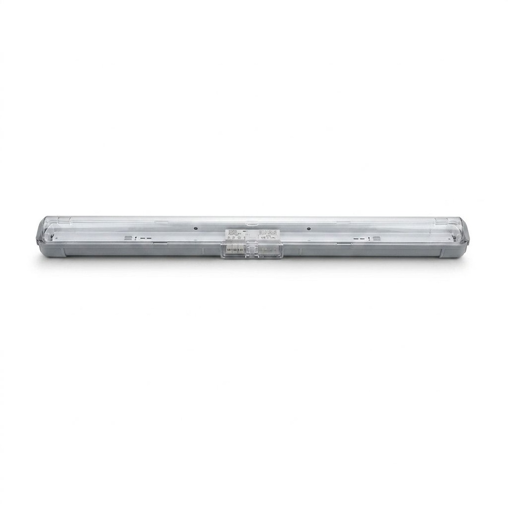 EILON โคมกันน้ำกันฝุ่น LED T8 DOUBLE END รุ่น WP120/IP65/1L-XLED-T8 1x120 ซม. (โคมเปล่า) สีเทา