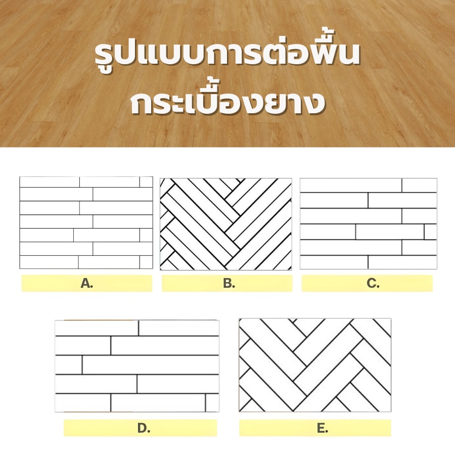 กระเบื้องยาง SPC Click lock 184x1220x4+1mm IXPE มม (มีโฟมในตัว) รุ่น 6578 (2.694ตรม./12แผ่น) TAPIO Classic Wood