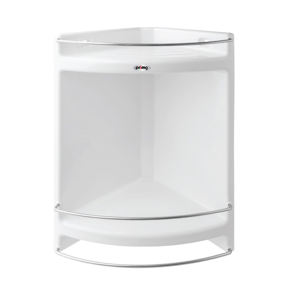 Primo ชั้นวางแชมพูเข้ามุม 2 ชั้น พร้อมราว Stainless 304 รุ่น Deep Compact