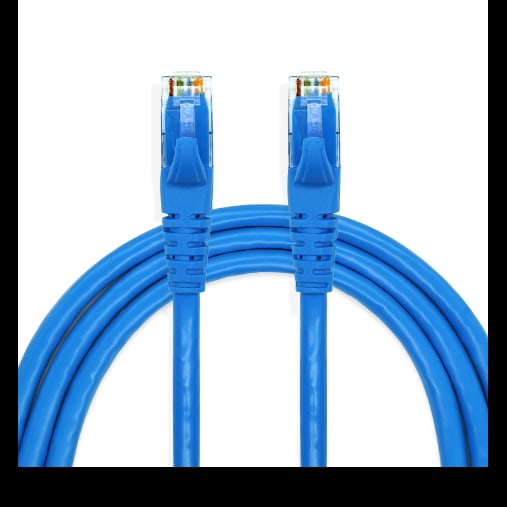 LINK สายแลน สายพ่วง CAT-5E RJ45 ยาว 10 M.รุ่น US-5020LZ-4 สีฟ้า