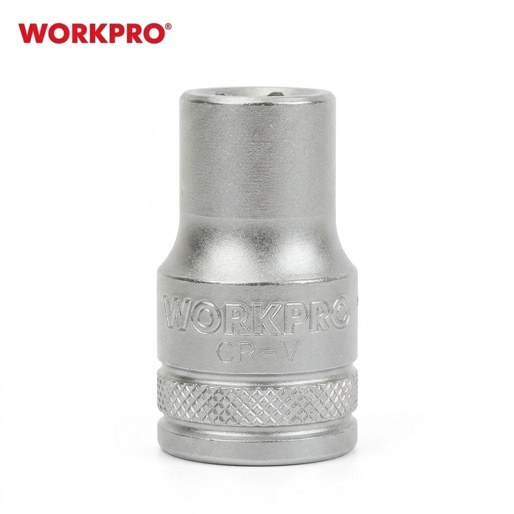 WORKPRO ลูกบ๊อกซ์สั้น 6 เหลี่ยม 13 มม. 1/2 นิ้ว WP274094