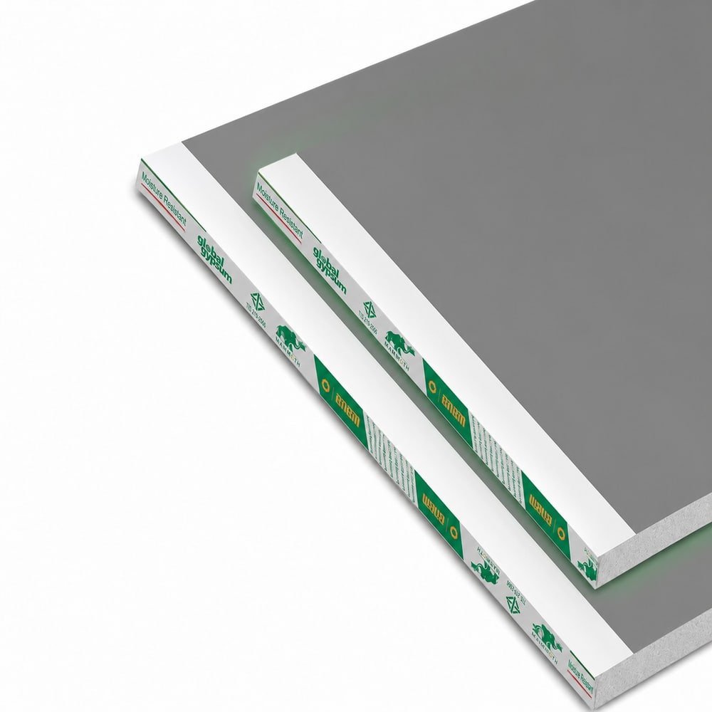 MAMMOTH ยิปซั่มบอร์ด รุ่นทนชื้น 0.9x120x240 ซม.ขอบลาด