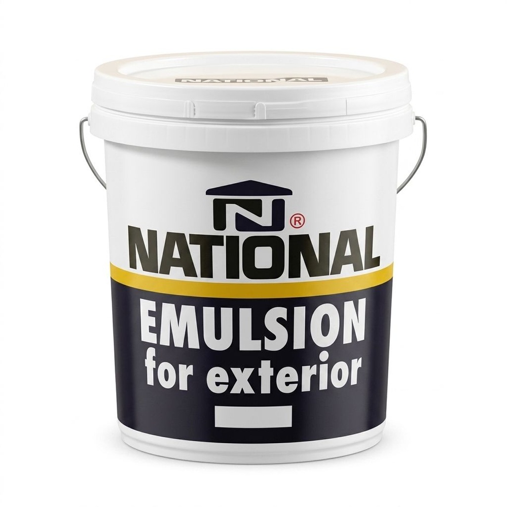 National สีน้ำทาภายนอก ด้าน 383 ถัง สีควันบุหรี่
