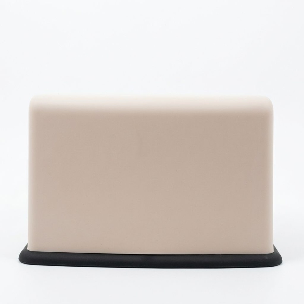 GOME กล่องทิชชู่พลาสติกเหลี่ยม ขนาด 13x17.5x11 ซม. รุ่น SGY015-BE สีเบจ