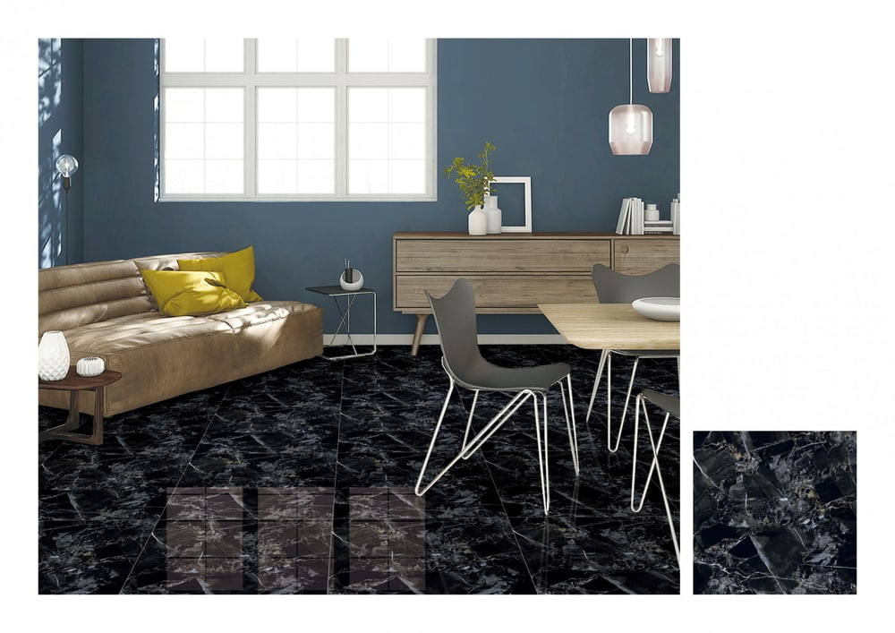 Marbella กระเบื้องพอร์ซเลน 60x60 ซม. รุ่น โปเตนโซ่ GP6656 Glossy (4P) Random