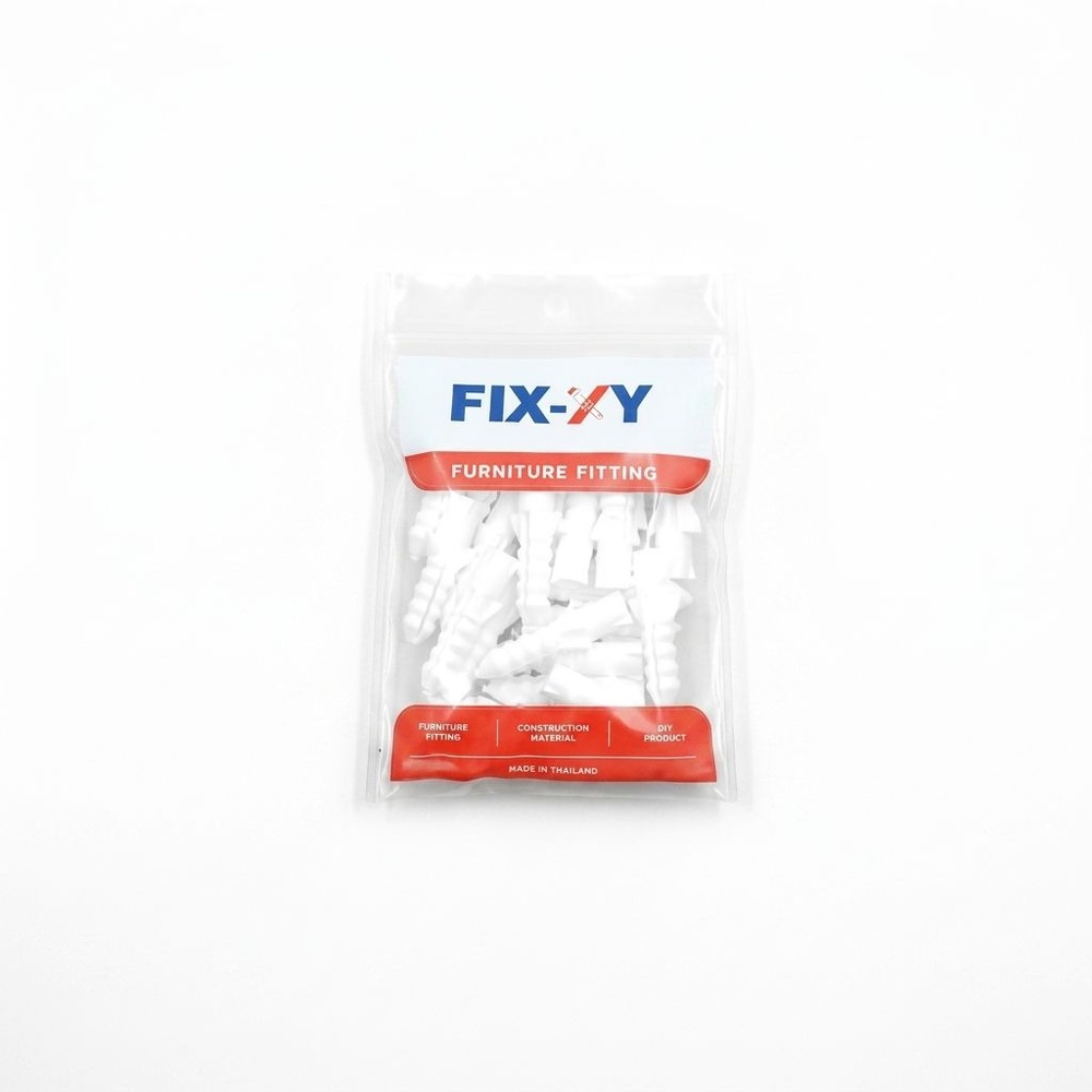 FIX-XY พุ๊กพลาสติกเกรด A No.8 (30 ตัว/ถุง)