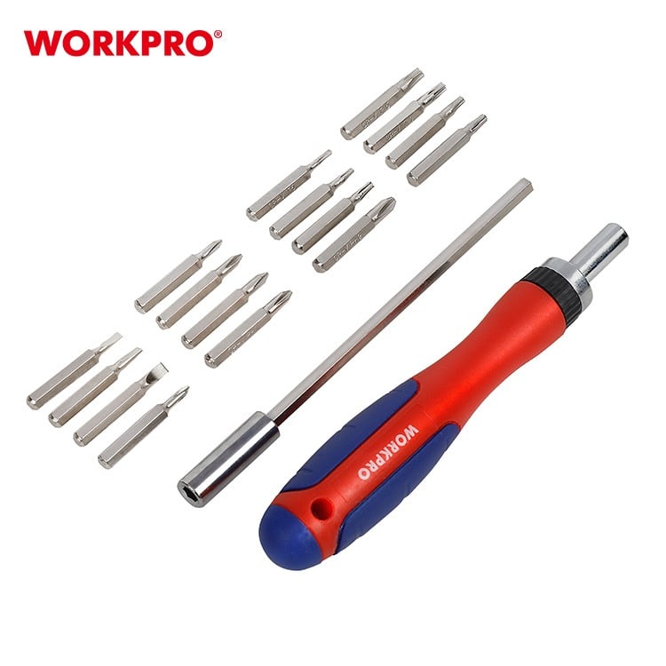 WORKPRO ชุดไขควงพร้อมดอก PH ด้ามขัน+ก้านต่อ 18 ชิ้น รุ่น WP200516