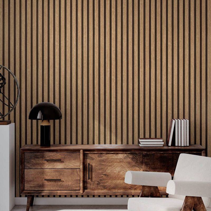 GREAT WOOD ไม้ระแนงตกแต่งผนัง WPC W195-12 195*11.5*2900 มม. Yellow Teak